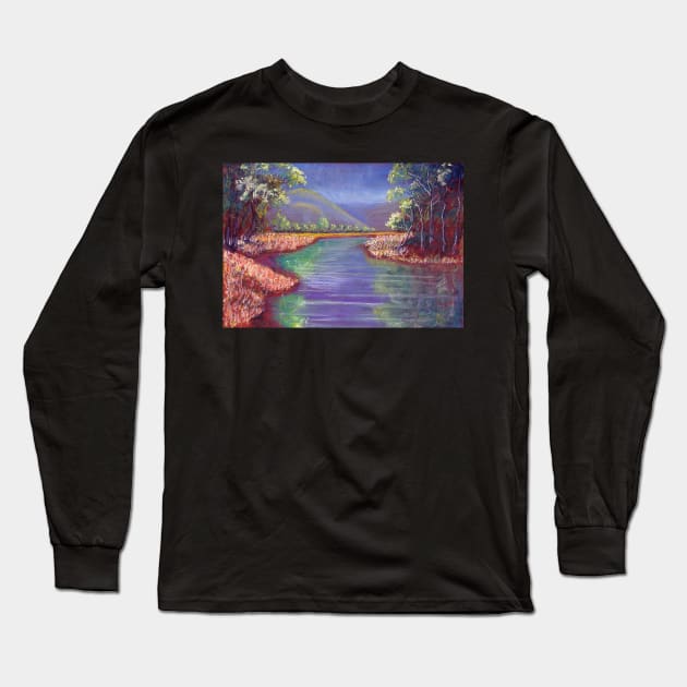 Upper Ross River – Townsville Long Sleeve T-Shirt by pops